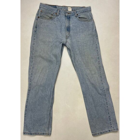 VINTAGE Levi's 505 Denim Jeans Men Size 32 X 29 Blue Tag Size 34 x 30 - Picture 1 of 9